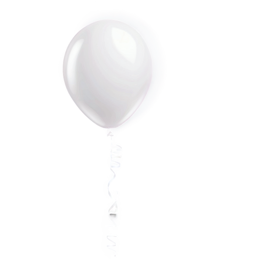 High-quality White Balloon Png 49 PNG Image