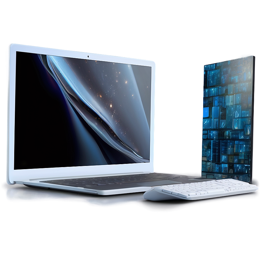 High Resolution Computer Mockup Png 06282024 PNG Image