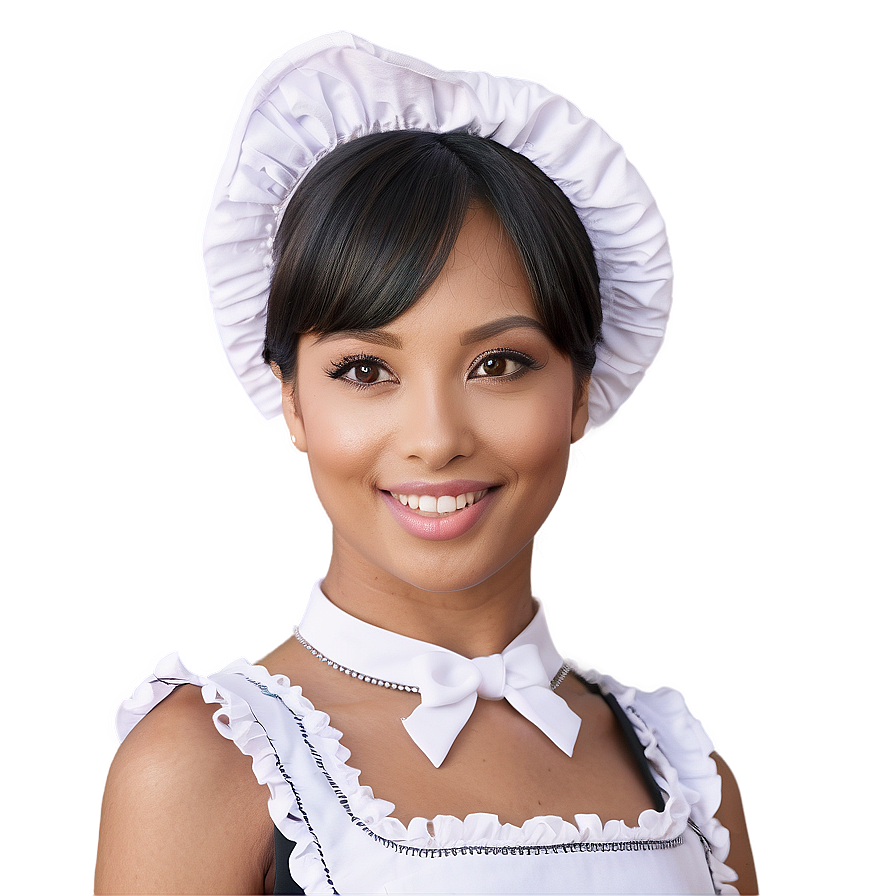 High Resolution Maid Hat Png 06292024 PNG Image