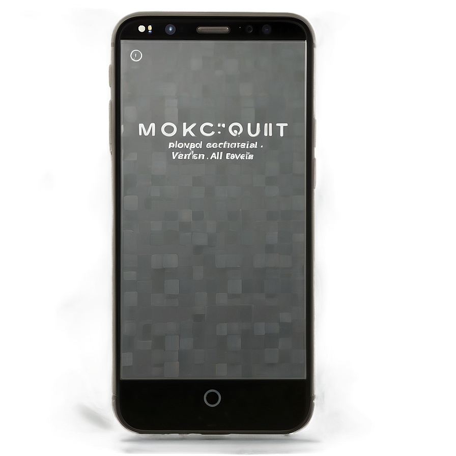 High-resolution Phone Mockup Png 06212024 PNG Image