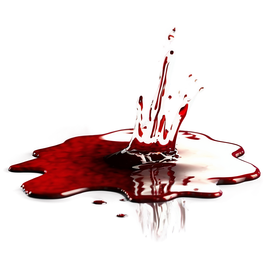 High-resolution Red Blood Splatter Png Tvt PNG Image