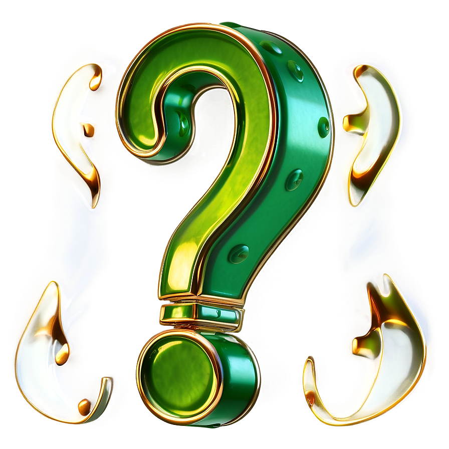 High Resolution Riddler Question Mark Png Pei PNG Image