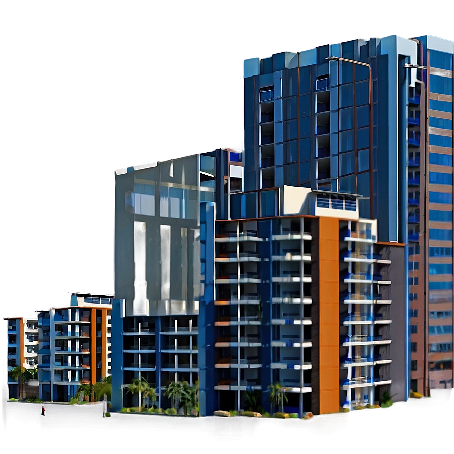 High-rise Apartment View Png Ijg2 PNG Image