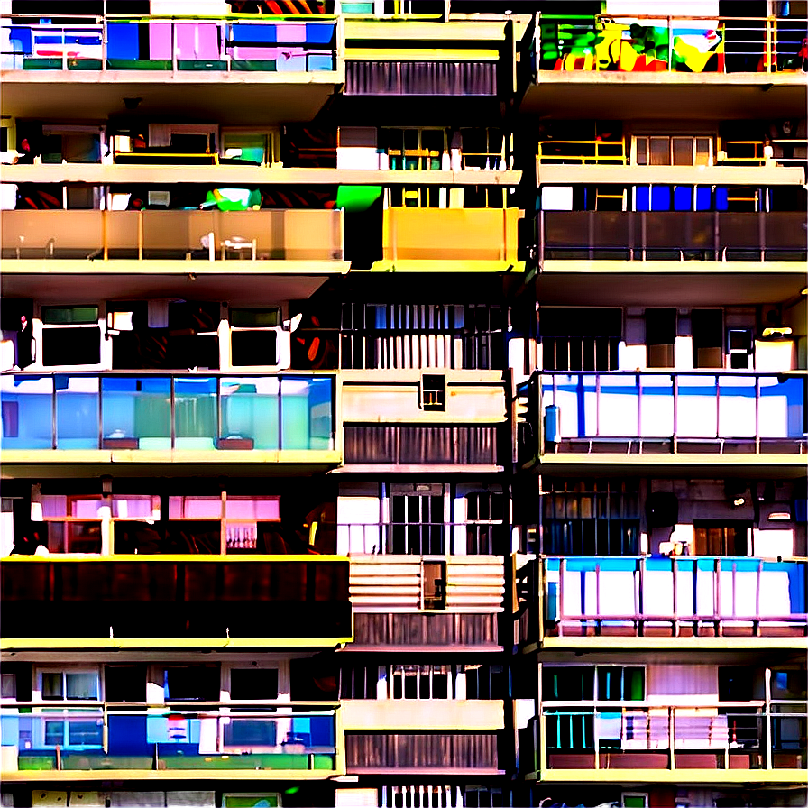 High-rise Apartment View Png Yto PNG Image