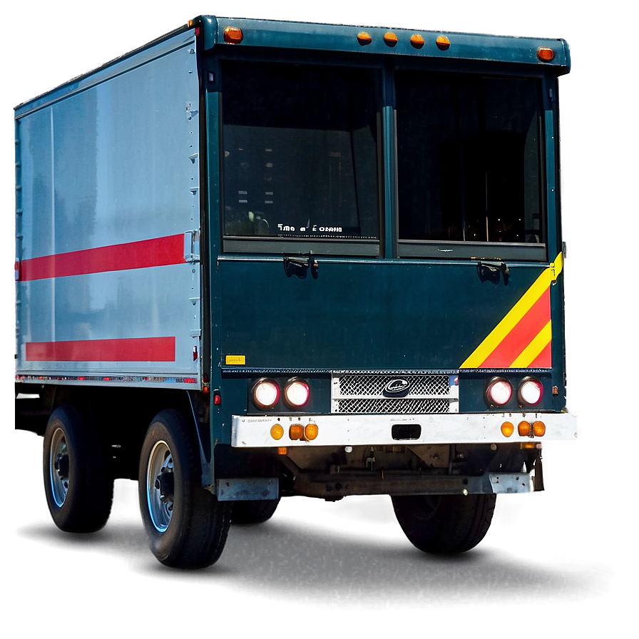 High-speed Mail Truck Delivery Png 06282024 PNG Image