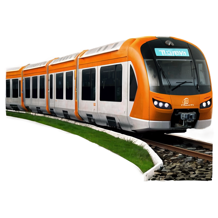 High-speed Metro Train Png 11 PNG Image