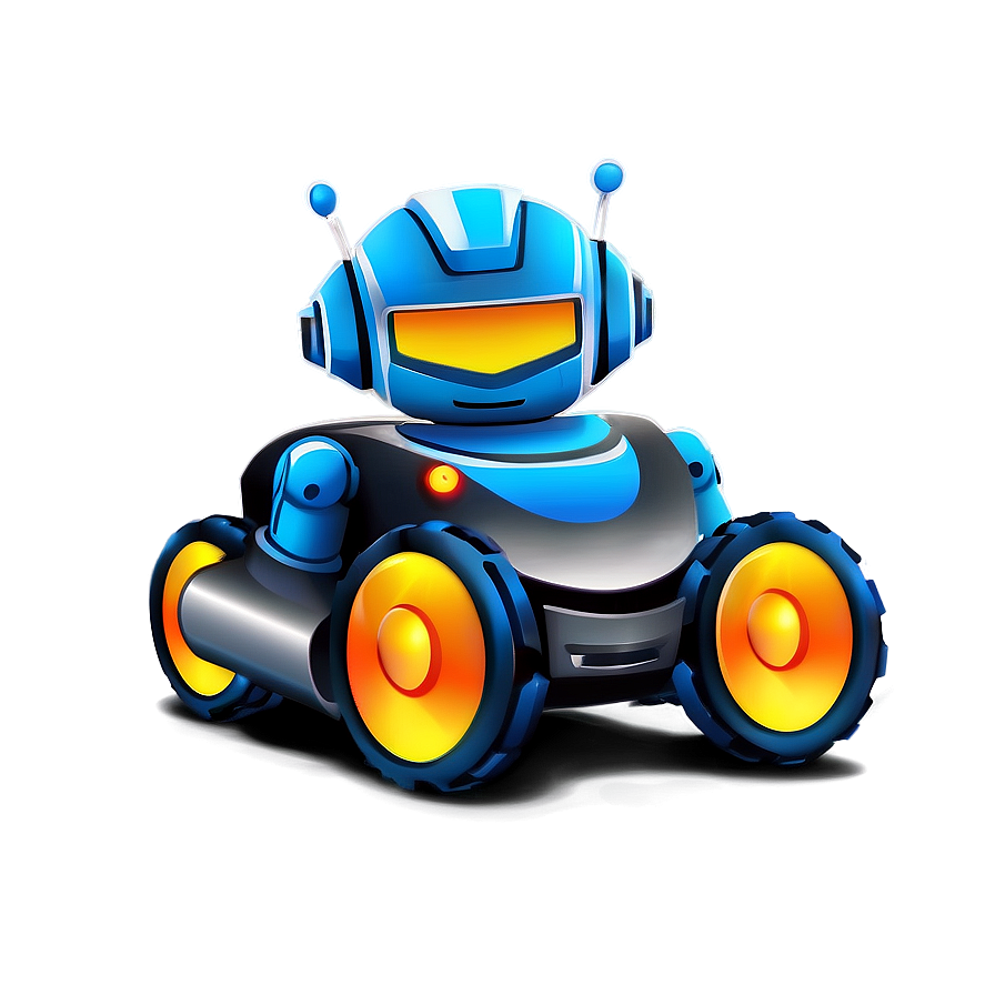 High-speed Racing Robot Png Fge62 PNG Image