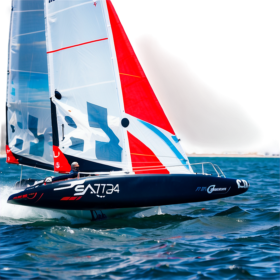 High-speed Sailboat Racing Png Rrs PNG Image