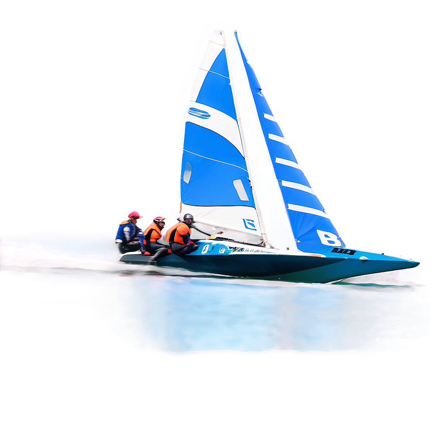 High-speed Sailboat Racing Png Xib PNG Image