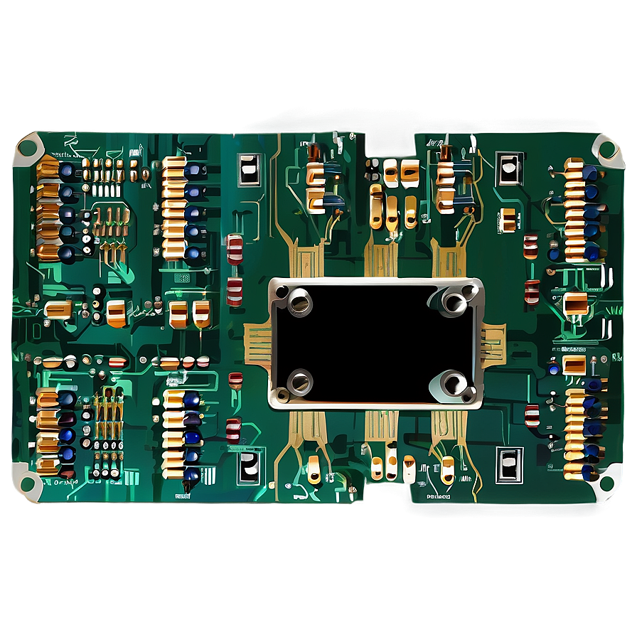 High-tech Circuit Board Png Wrr36 PNG Image