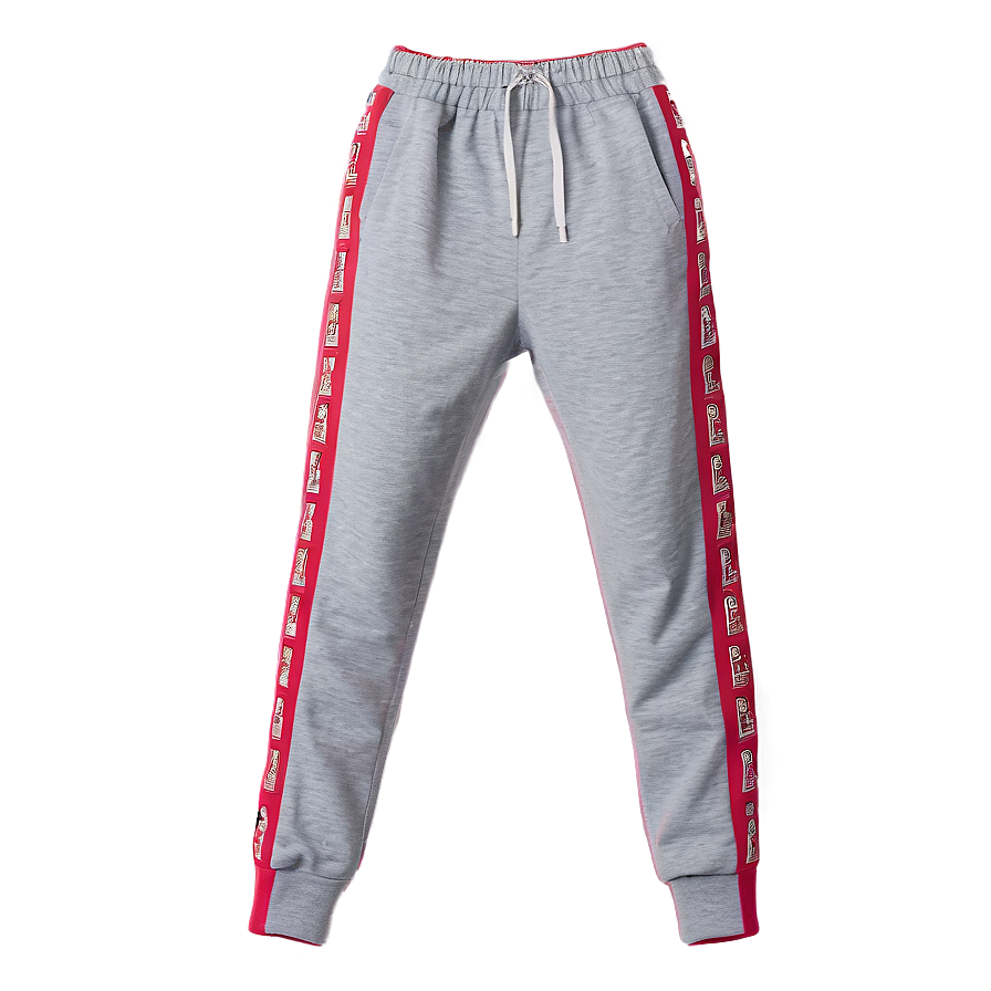 High Waist Grey Sweatpants Png 65 PNG Image