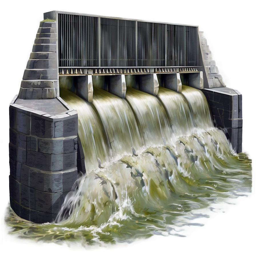 High Water Pressure Dam Wall Png Eyj PNG Image