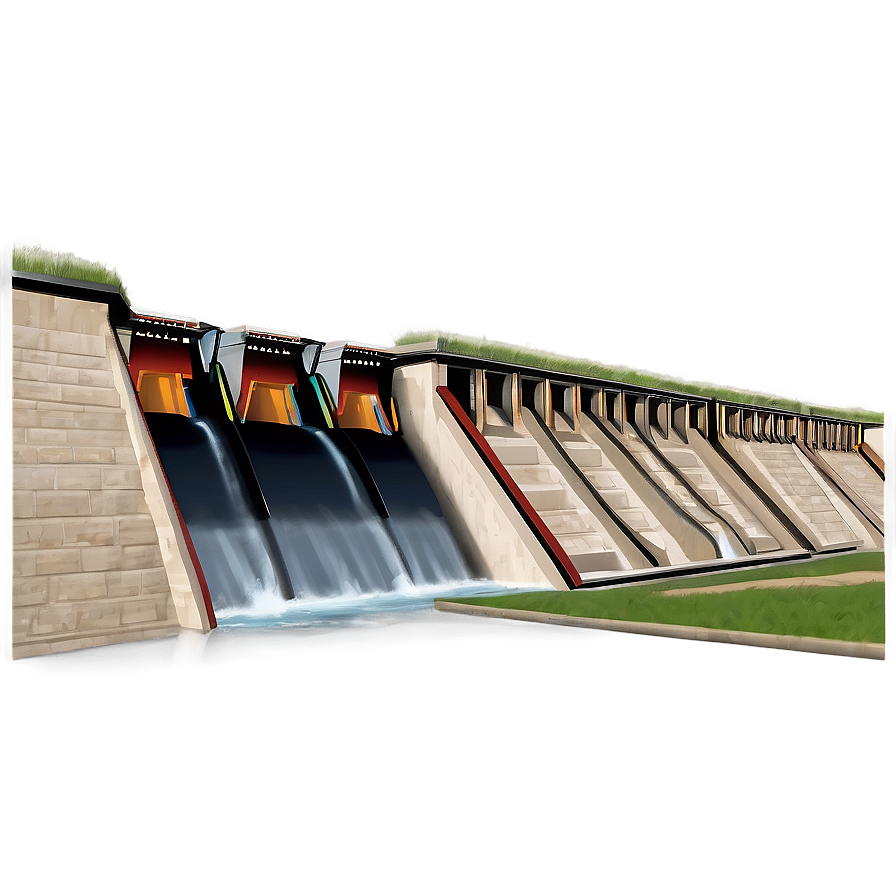 High Water Pressure Dam Wall Png Fow88 PNG Image