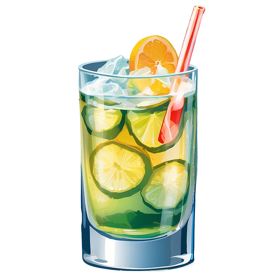 Highball Cocktail Glass Png Prw PNG Image