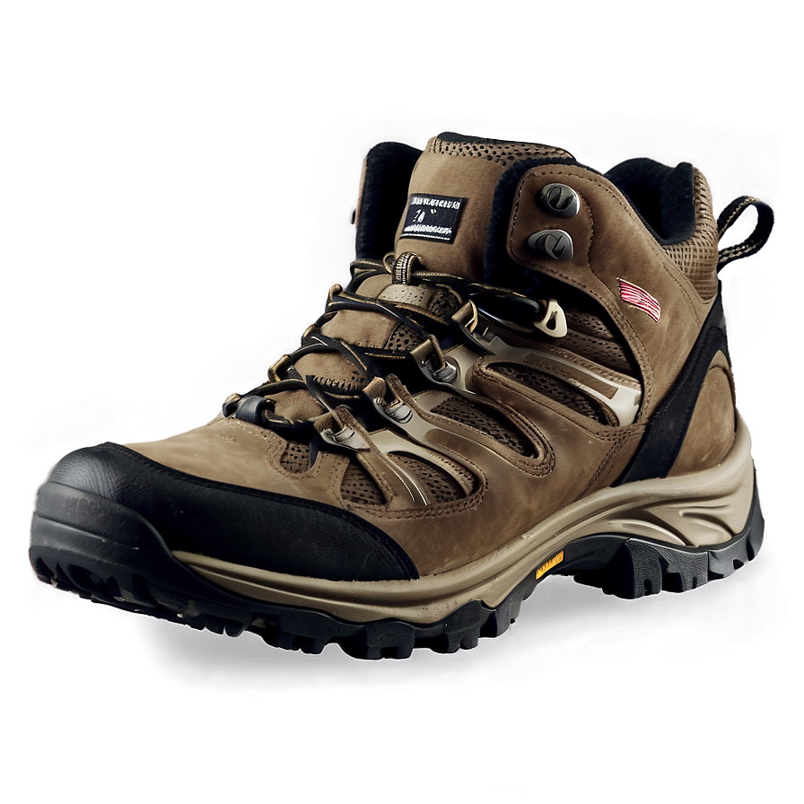 Hiking Boot With Shock Absorption Png Oaw78 PNG Image