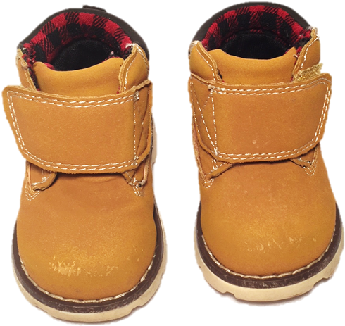 Hiking Boots Top View.png PNG Image