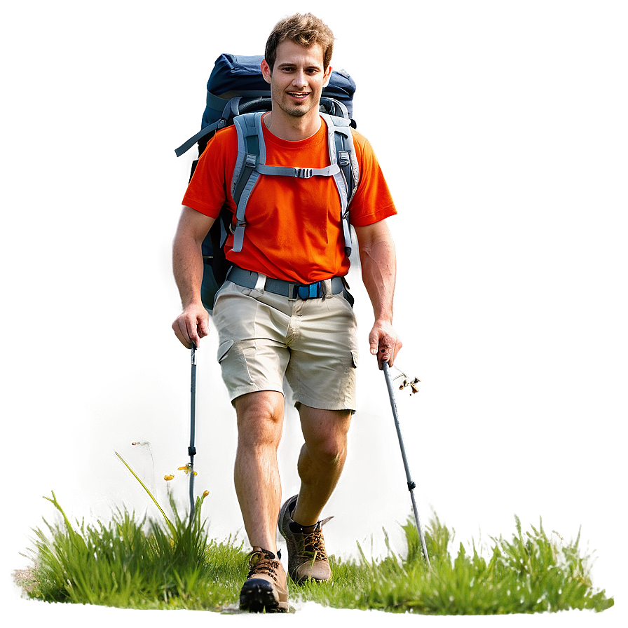 Hiking Through Meadows Png 39 PNG Image