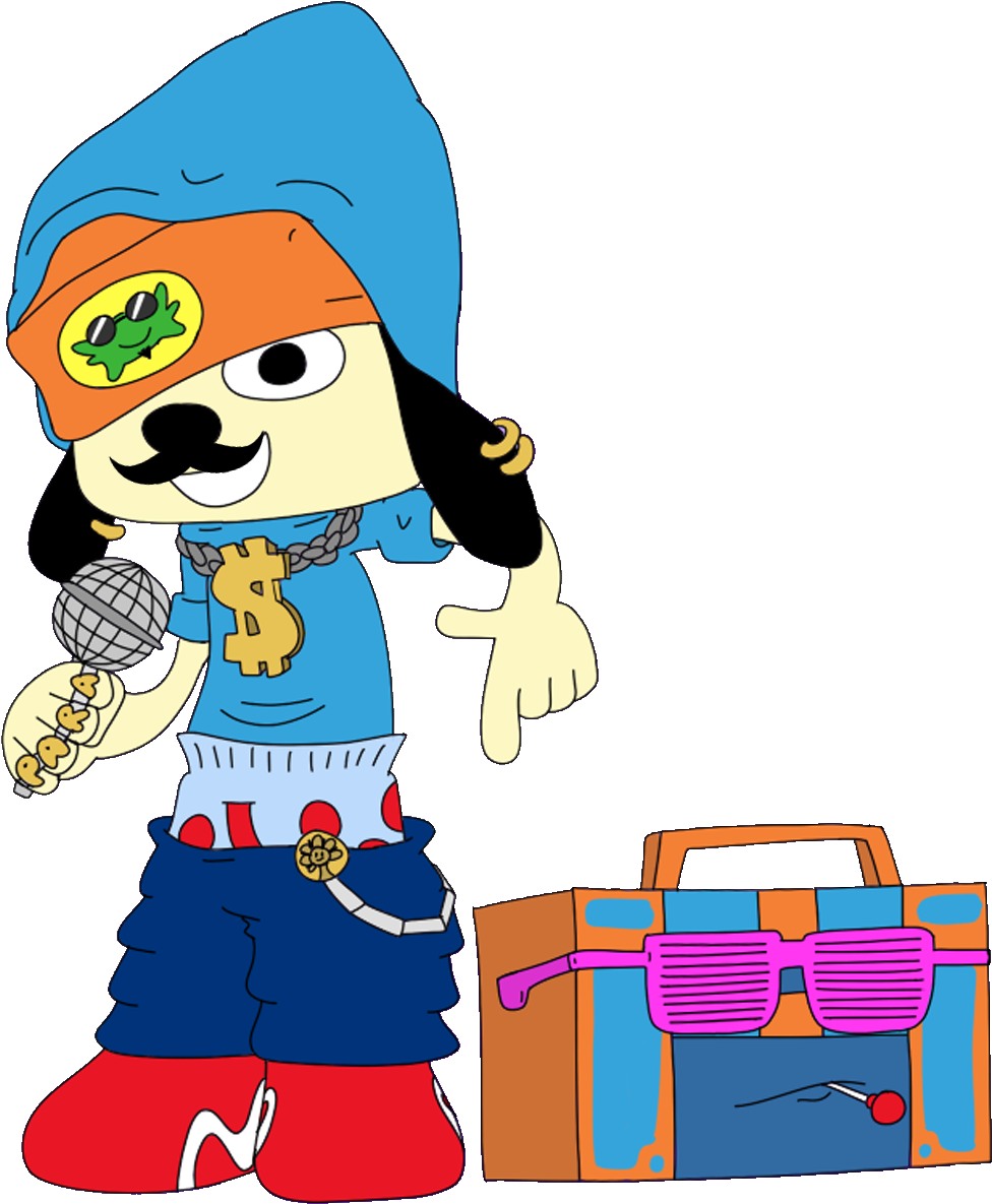 Hip Hop Dog Cartoon Character PNG Image