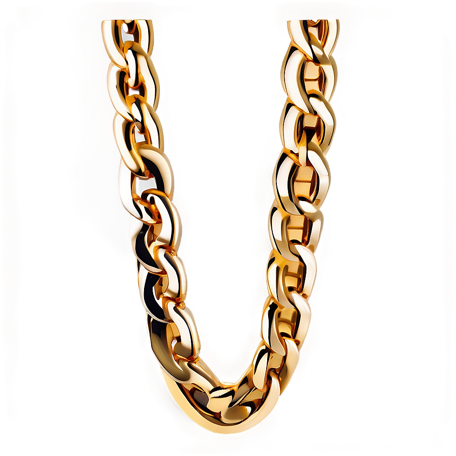 Hip Hop Gold Chain Png Pao18 PNG Image