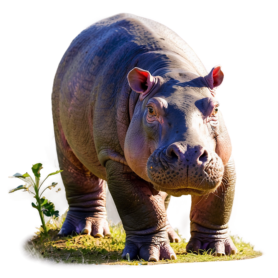 Hippo In Sunshine Png Jeo PNG Image