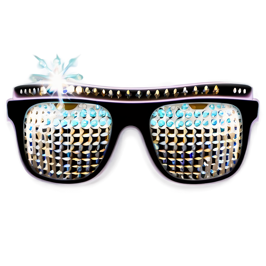 Hipster Bling Glasses Png 06202024 PNG Image