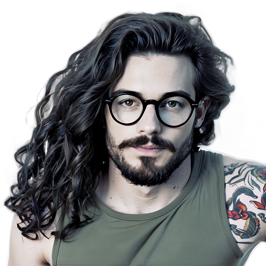 Hipster Hair Clipart Png 06282024 PNG Image