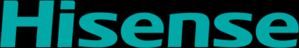 Hisense Logo Teal Background PNG Image