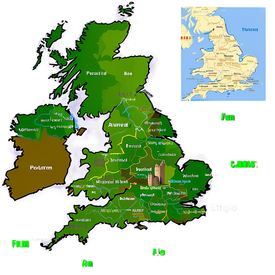 Historic Castles Of England Png Eib PNG Image