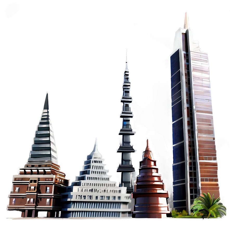 Historical City Skyline Png Fwt PNG Image