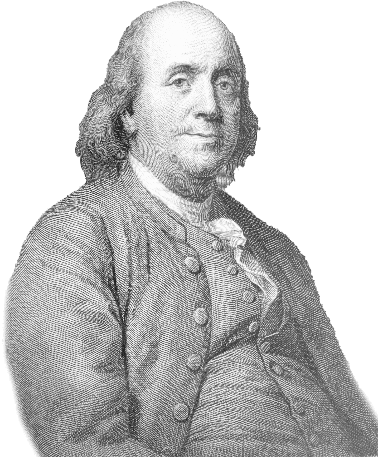 Historical Figure Portrait PNG Image