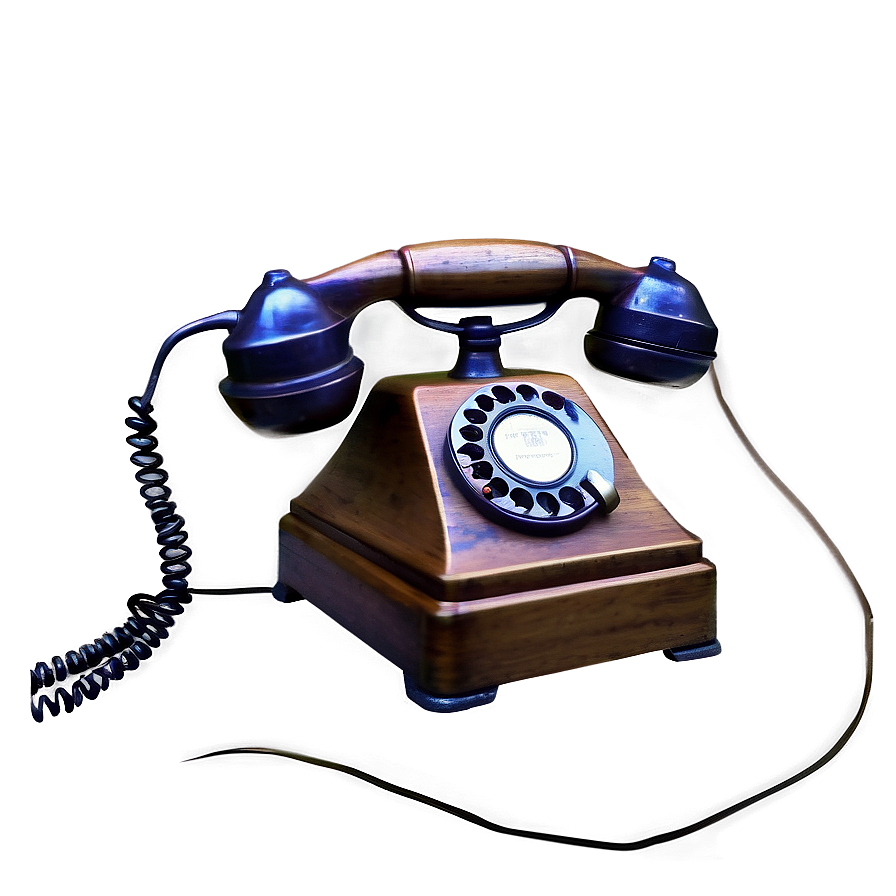 Historical Telephone Art Png Mkr PNG Image