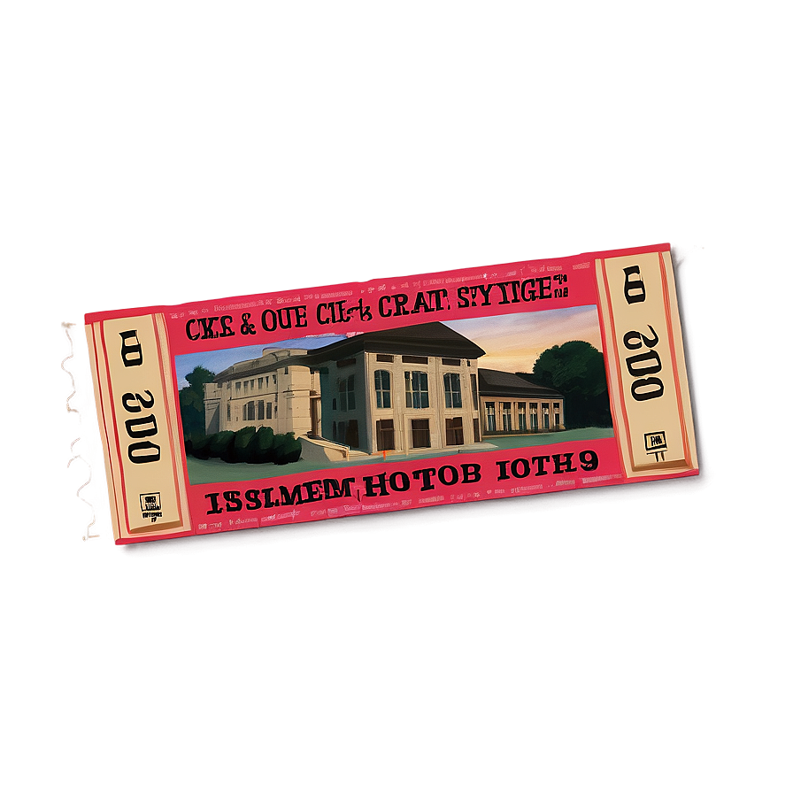 Historical Tour Ticket Png 05252024 PNG Image