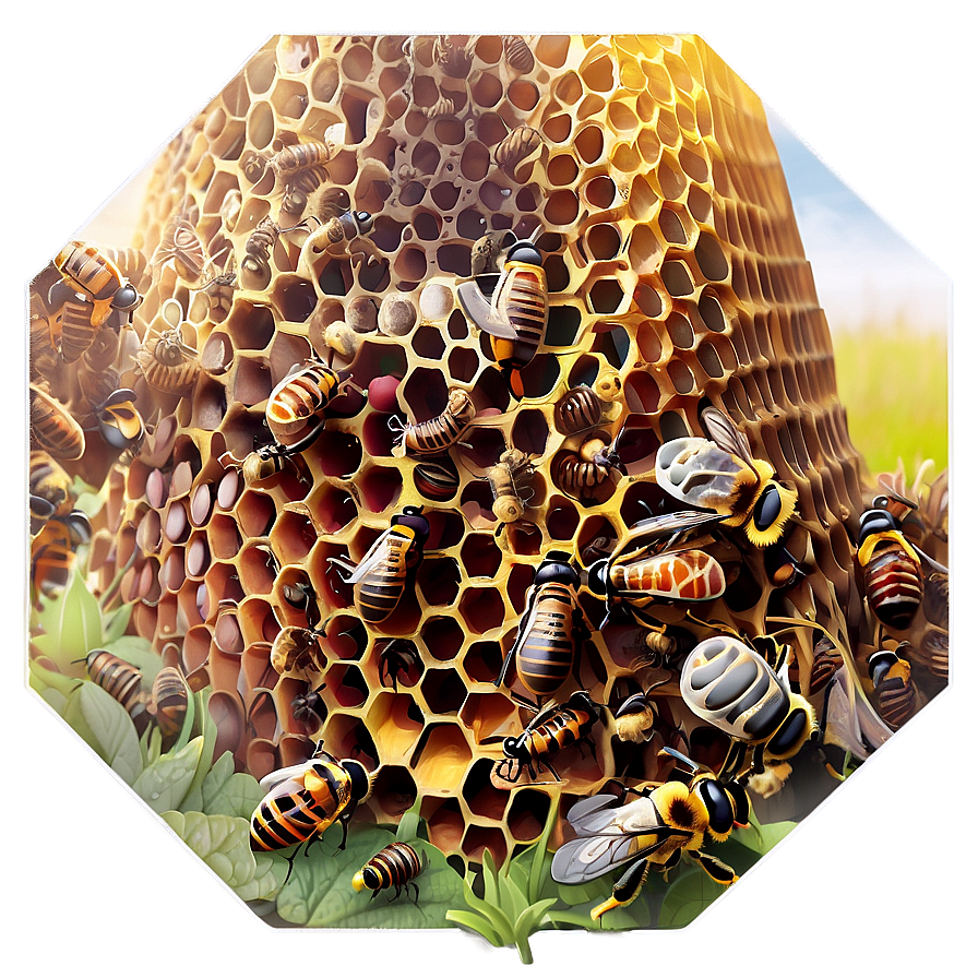 Hive In A Summer Field Png Ovl44 PNG Image