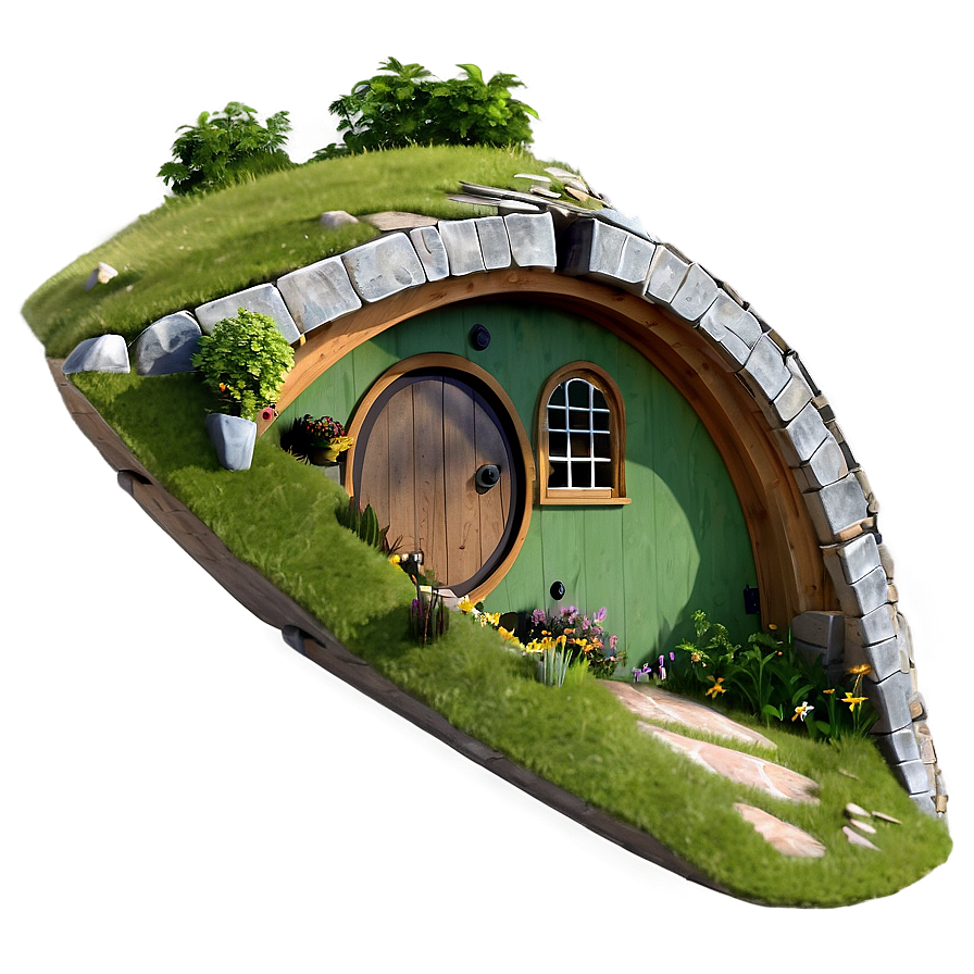 Hobbit Houses Png Cem PNG Image