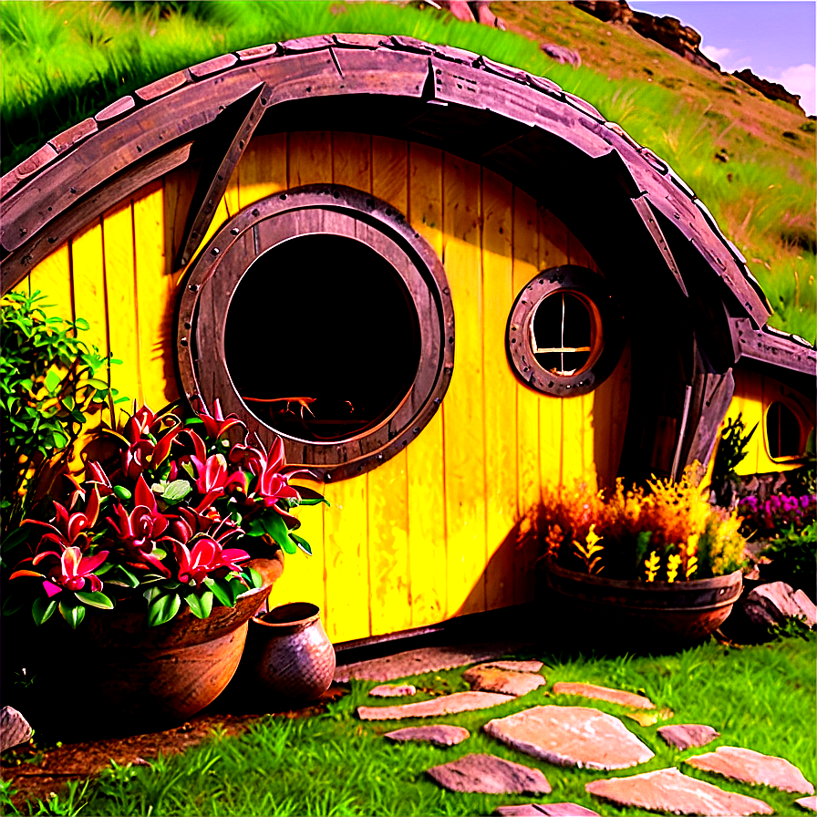 Hobbit Houses Png Fmo PNG Image