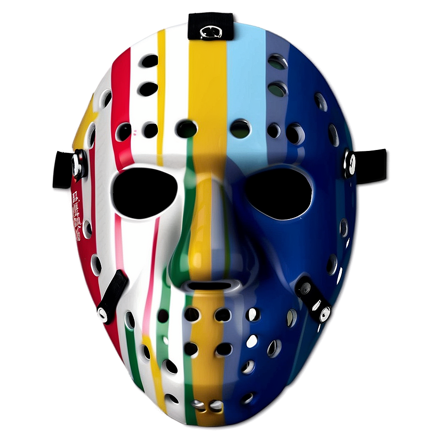 Hockey Mask With Stripes Png Xkj11 PNG Image