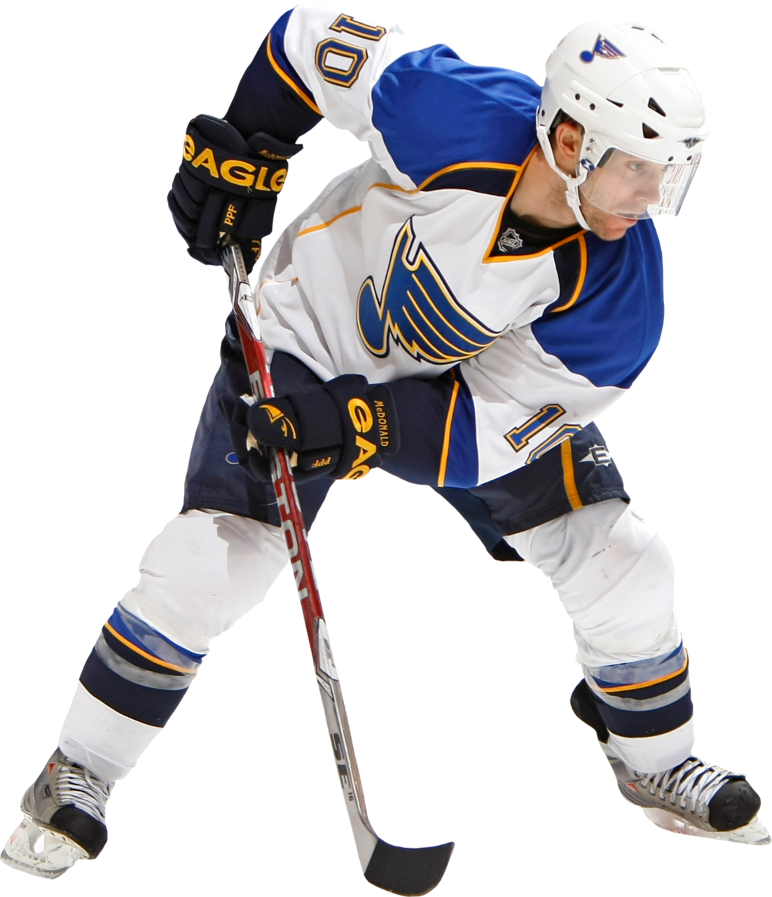 Hockey_ Player_ In_ Action.png PNG Image