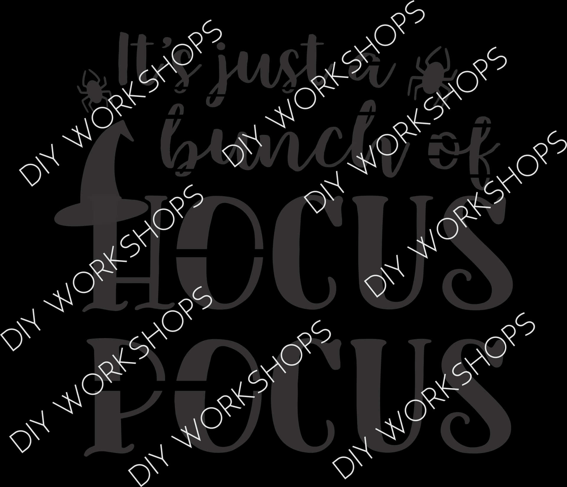 Hocus Pocus D I Y Workshops Graphic PNG Image