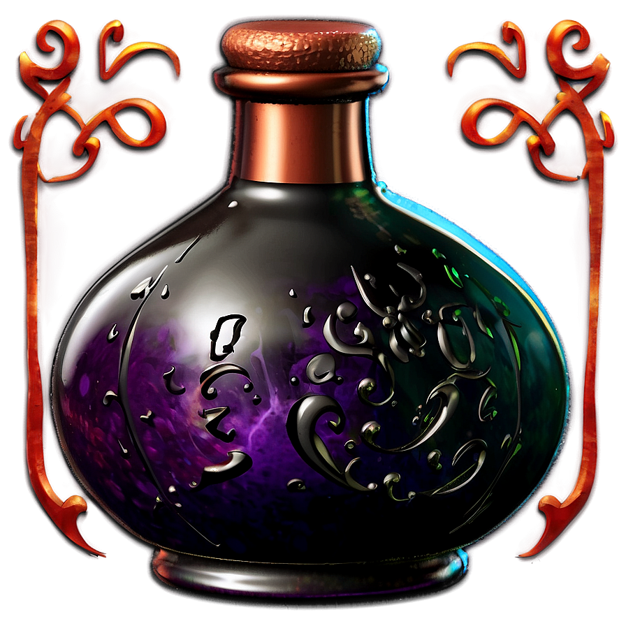 Hocus Pocus Potion Bottle Png Fdi PNG Image