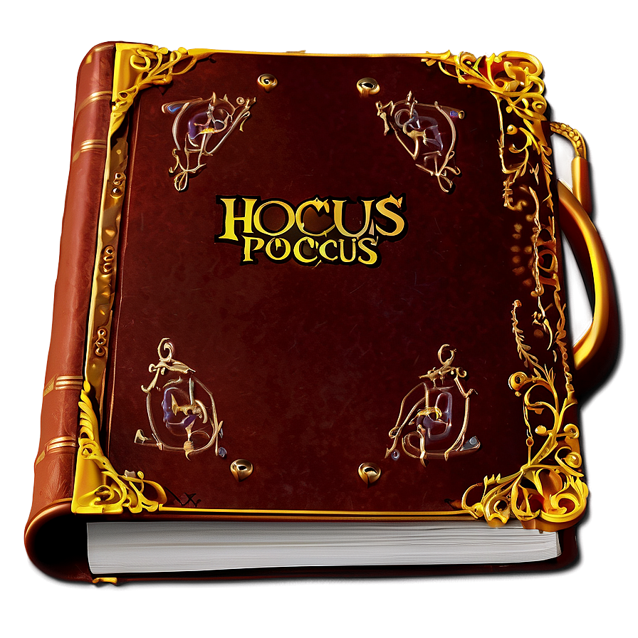 Hocus Pocus Spellbook Cover Png 46 PNG Image