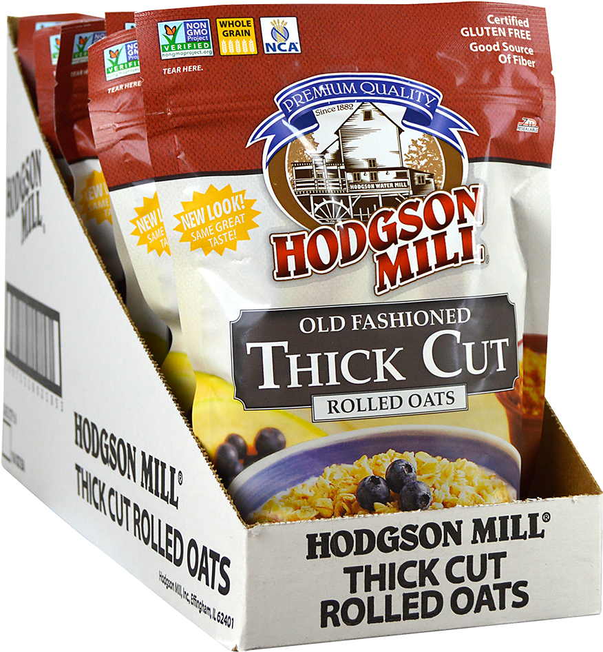 Hodgson Mill Thick Cut Rolled Oats PNG Image