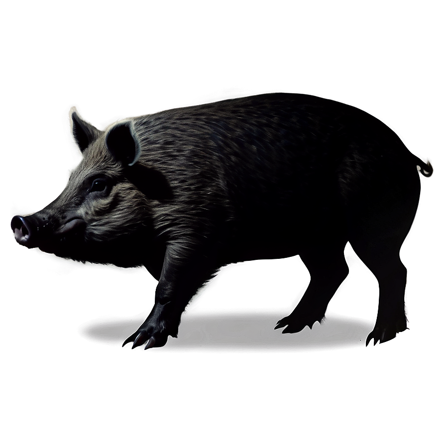 Hog Silhouette Png 06252024 PNG Image