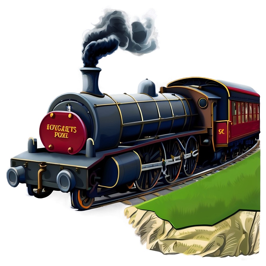 Hogwarts Express Cartoon Png 06292024 PNG Image