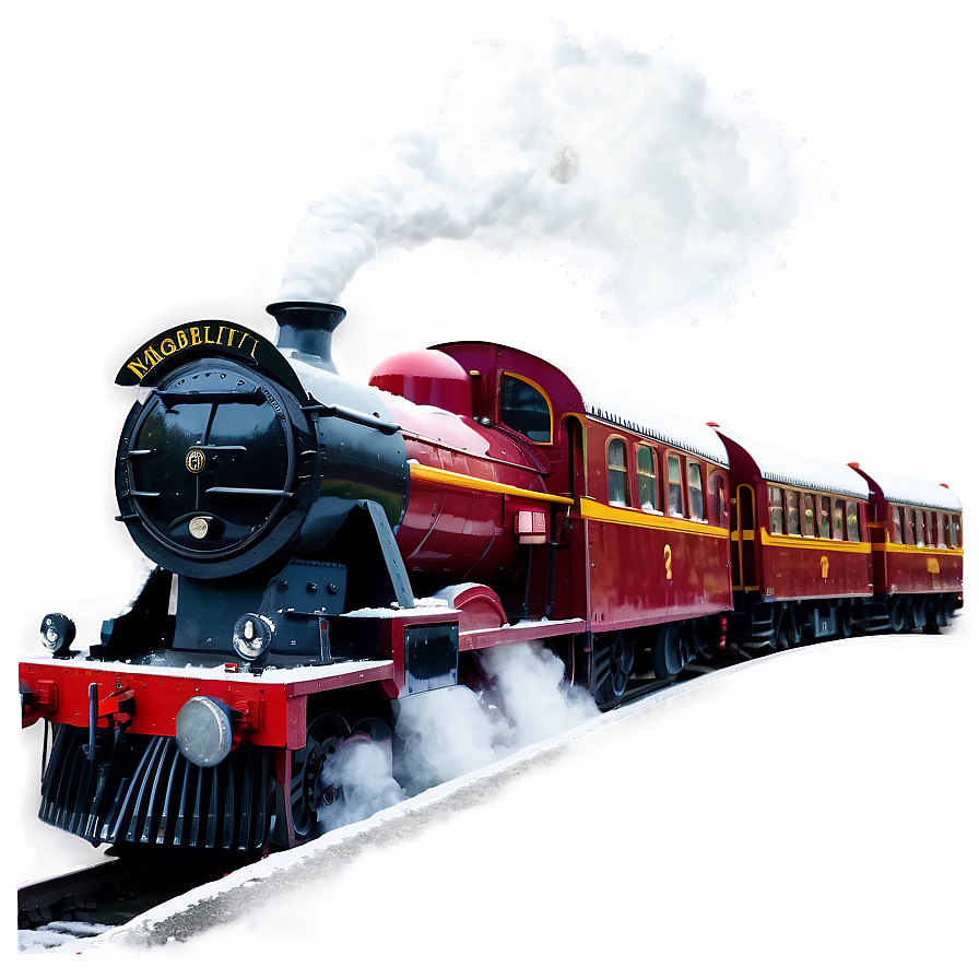 Hogwarts Express Snow Png 06292024 PNG Image