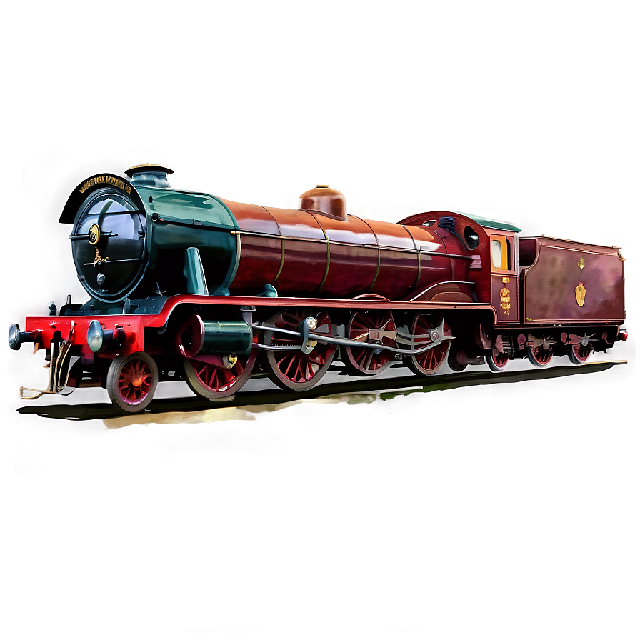 Hogwarts Express Watercolor Png 96 PNG Image