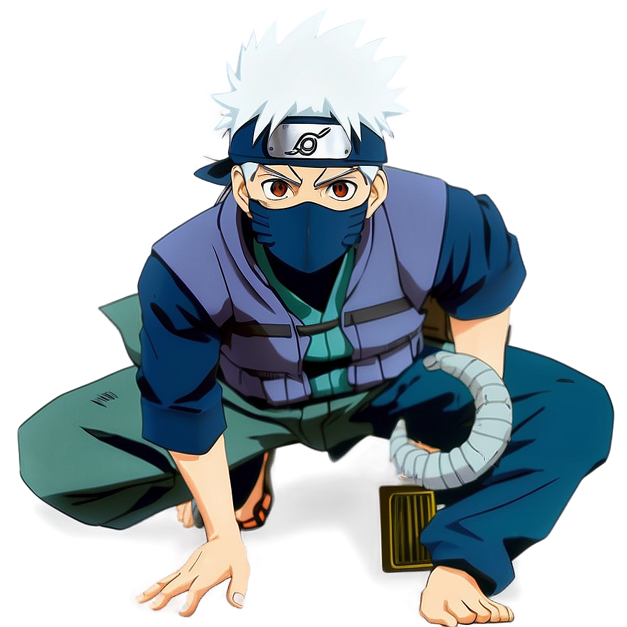 Hokage Kakashi Illustration Png Djn1 PNG Image