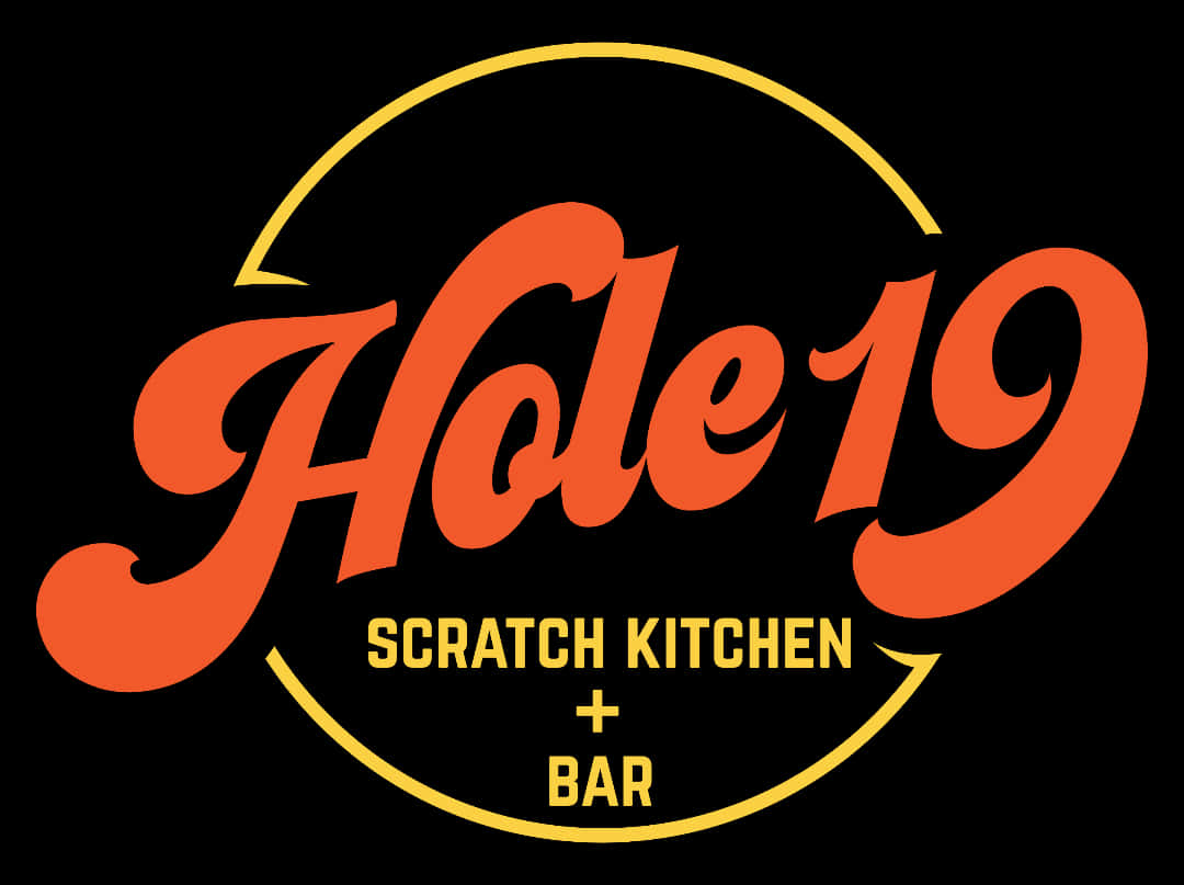 Hole19 Scratch Kitchen Bar Logo PNG Image