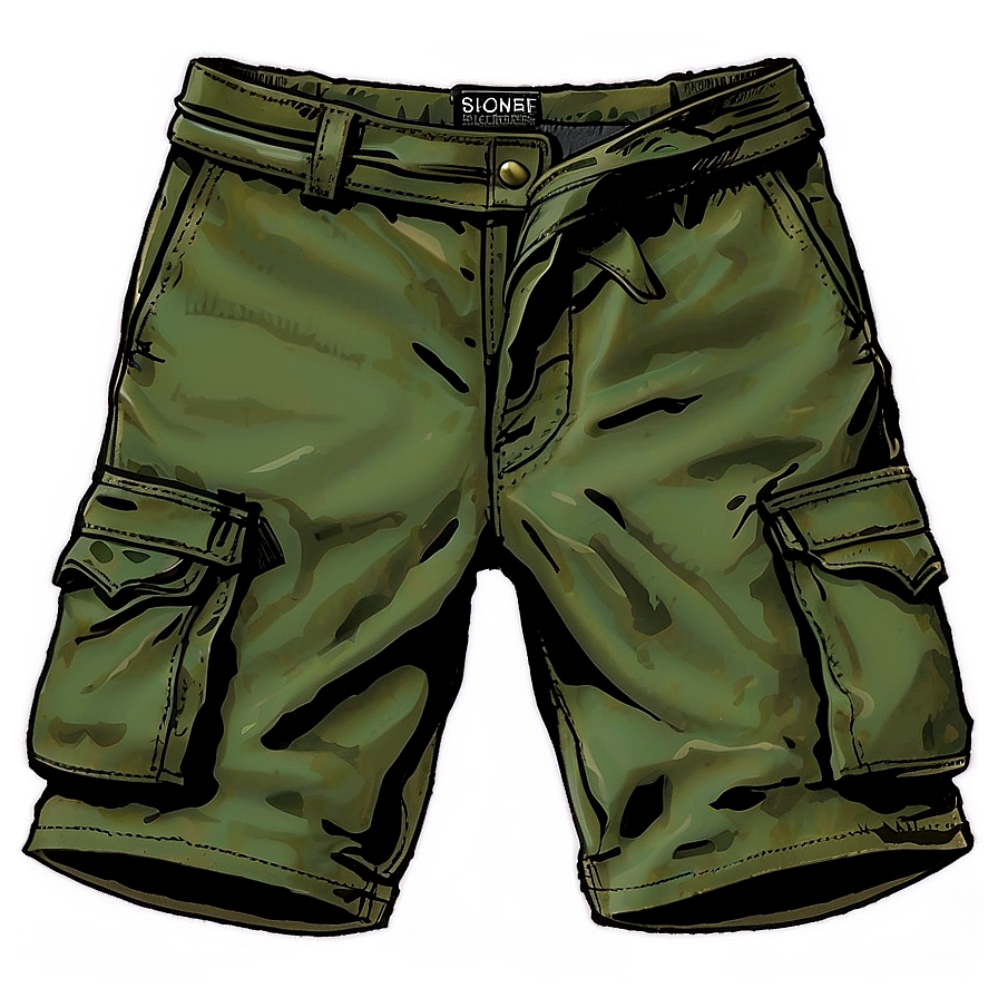 Holiday Cargo Shorts Png 06282024 PNG Image