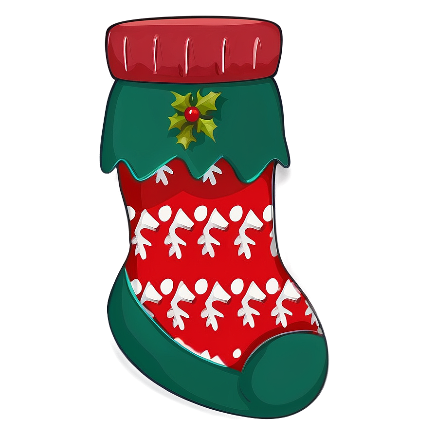 Holiday Christmas Stocking Png Hql PNG Image