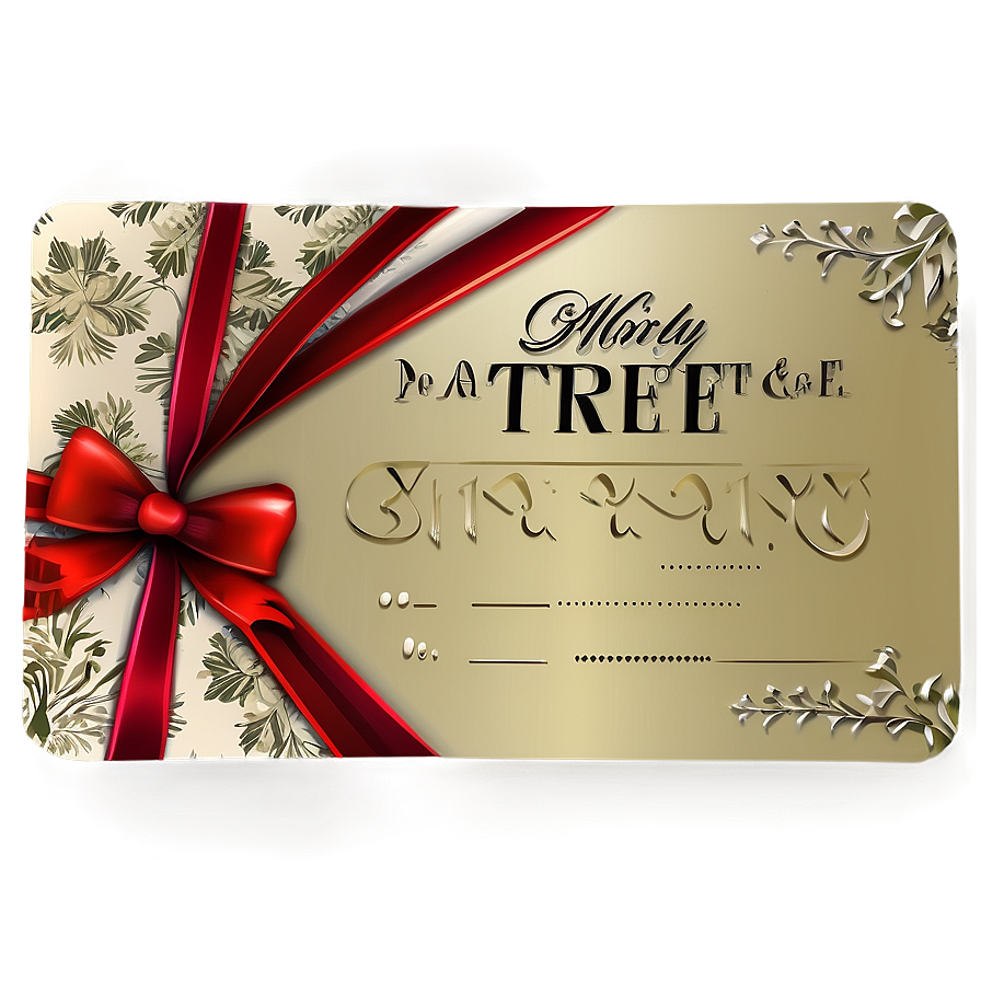 Holiday Gift Card Png Djl PNG Image